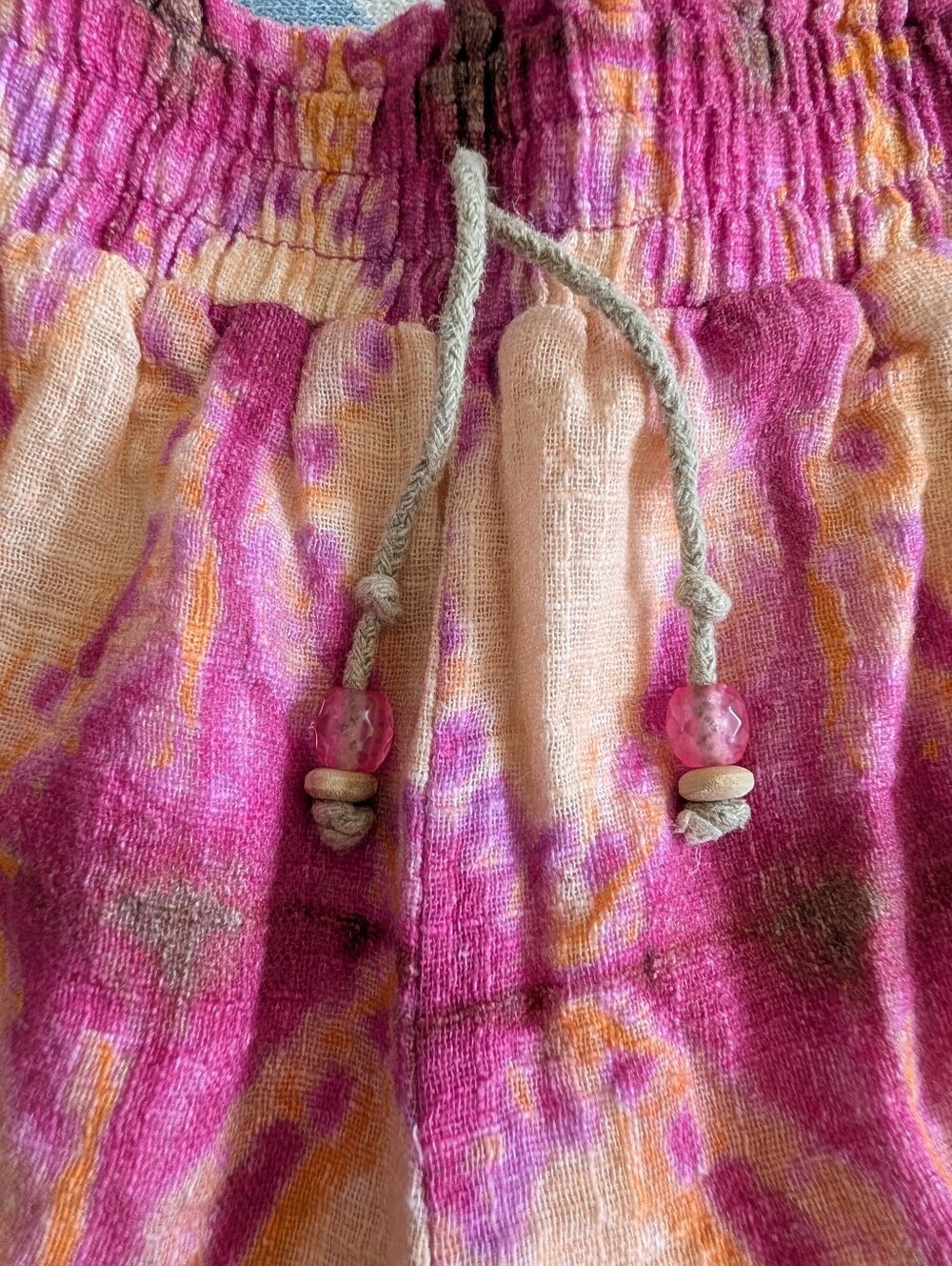 Bundle Of Zara Girls Pants Size 8 Tie Dye Cargo Wide Leg - Picture 4 of 7